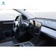 Silicone Case Center Console Screen Frame For 2020-2025 Tesla Y black
