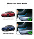 Matte Finish Black Carbon Fiber Pattern Armrest Cover For 2020-2025 Tesla Y