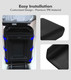 Center Console Armrest Cover Black - TPE For 2020-2025 Tesla Y