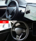 Steering Wheel Panel Wrap Kit For 2017-2023 Tesla 3 High Gloss Carbon Fiber Except Highland