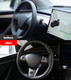 Steering Wheel Panel Wrap Kit Cover Trim For 2020-2025 Tesla Y Matte Carbon