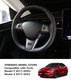 Steering Wheel Panel Wrap Kit Cover Trim For 2020-2025 Tesla Y Matte Carbon