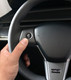 Steering Wheel Panel Wrap Kit Cover Trim For 2020-2025 Tesla Y Matte Carbon
