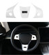 Steering Wheel Panel Wrap Kit Cover Trim For 2020-2025 Tesla Y Baked White