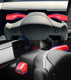 Gear Shift Cover Accessories For 2020-2025 Tesla Y Red Bright Carbon Gear Shift Cover Accessories For 2020-2025 Tesla Y Red Bright Carbon