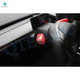 Gear Shift Cover Accessories For 2020-2025 Tesla Y Red Bright Carbon Gear Shift Cover Accessories For 2020-2025 Tesla Y Red Bright Carbon