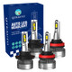 Set of 4 H13 H8/H9/H11 LED Super Bright High Beam Low Beam Fog Light 140W, 12V, 6000K, 30,000 hours, Waterproof rate IP68, Operating Temperature -15c~105c For 2013-2016 Mini Cooper Paceman