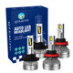 Set of 4 H13 H8/H9/H11 LED Bulb Super Bright High Beam Low Beam Fog Light 140W, Voltage 12V, 6000K, Lifespan 30,000 hours, Waterproof rate IP68, -15c~105c For 2012-2014 Chevrolet Orlando