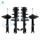 Set Front Quick Complete Strut-Coil Spring-Rear Strut For 2013-2015 Toyota Avalon