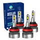 Set of 4 H8/H9/H11 LED Bulb Super Bright High Beam Fog Light 140W, 12V, Color Temperature 6000K, Lifespan 30,000 hours, IP68, Operating Temperature -15c~105c For 2005-2012 Porsche Boxster