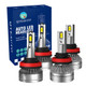 Set of 4 H8/H9/H11 LED Bulb Super Bright High Beam Fog Light 140W, Voltage 12V, 6000K, Lifespan 30,000 hours, Waterproof rate IP68, Operating Temperature -15c~105c For 2014 2015 Infiniti QX50