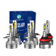 Set of 6 H4/HB2/9003 H8/H9/H11 LED Super Bright Daytime Running High Beam Low Beam Fog Light 140W, 12V, Color Temperature 6000K, Lifespan 30,000 hours, IP68, -15c~105c For 2007-2014 Honda FIT