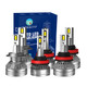 Set of 6 H7 H8/H9/H11 LED Super Bright Low Beam High Beam Fog Light 140W, 12V, 6000K, Lifespan 30,000 hours, Waterproof rate IP68, Operating Temperature -15c~105c For 2010-2013 Volvo C30