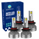 Set of 4 9005/HB3/H10 9006/HB4 LED Bulb Super Bright High Beam Low Beam 140W, 12V, Color Temperature 6000K, Lifespan 30,000 hours, IP68, -15c~105c For 1987-1994 Oldsmobile Cutlass Cruiser
