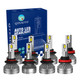9006/HB4 9005/HB3/H10 H8/H9/H11 LED Bulb Super Bright Daytime Rumning High Beam Low Beam Fog Light 140W, Voltage 12V, 6000K, 30,000 hours, Waterproof rate IP68, Operating Temperature -15c~105c