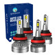 Set of 4 H8/H9/H11 LED Bulb Super Bright High Beam Fog Light 140W, 12V, Color Temperature 6000K, Lifespan 30,000 hours, IP68, Operating Temperature -15c~105c For 2014-2022 Nissan Rogue