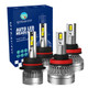 Set of 4 9007/HB5 H8/H9/H11 LED Bulb Super Bright High Beam Low Beam Fog Light 140W, 12V, 6000K, Lifespan 30,000 hours, IP68, Operating Temperature -15c~105c For 2006-2011 Mitsubishi Endeavor