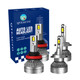 Set of 4 H7 H8/H9/H11 LED Bulb Super Bright High Beam Low Beam 140W, 12V, Color Temperature 6000K, 30,000 hours, IP68, Operating Temperature -15c~105c For 2008-2015 Land Rover LR2