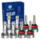 H1 H8/H9/H11 LED Bulb Super Bright Daytime Running High Beam Low Beam Fog Light 140W, 12V, Color Temperature 6000K, Lifespan 30,000 hours, Waterproof rate IP68, Operating Temperature -15c~105c