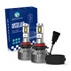 Pair 2 9005/HB3/H10 LED Bulb High Beam 96W, 12V, Color Temperature 6000K, Lifespan 30,000 hours, Waterproof rate IP68, Operating Temperature -15c~105c For 2005-2009 Mercedes-Benz SLR Mclaren