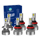 Set of 6 H7 H8/H9/H11 Super Bright LED Bulb High Beam Low Beam Fog Light 140W, 12V, Color Temperature 6000K, Lifespan 30,000 hours, Waterproof rate IP68, -15c~105c For 2006-2010 Volvo C70