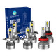 Set of 6 H4/HB2/9003 H8/H9/H11 LED High Beam Low Beam Daytime Running Fog Light 140W, 12V, Color Temperature 6000K, Lifespan 30,000 hours, Waterproof rate IP68, -15c~105c For 2016 Scion IA