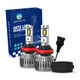 2P H8/H9/H11 LED Bulb Super Bright Low Beam 96W, 12V, Color Temperature 6000K, Lifespan 30,000 hours, Waterproof rate IP68, Operating Temperature -15c~105c For 2003-2014 2016-2022 Volvo XC90