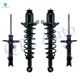 Set 4 Front Strut-Rear Quick Complete Strut For 2001-2003 Toyota Prius