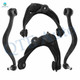 Set of 4 Front Lower Rearward-Upper Control Arm Ball Joint For 2006-2012 Ford Fusion