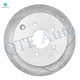 308mm Rear Drilled Slotted Brake Disc Rotors For 2020-2022 Infiniti QX80