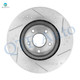 Set of 4 Front 320mm-Rear 308mm Drilled Slotted Brake Disc Rotors Fits For 2016-2020 Infiniti QX60
