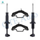 Set of 4 Front Upper Control Arm Ball Joint-Suspension Strut Assembly For 2004 2005 Mercury Mountaineer