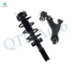 Front Left Lower Control Arm Ball Joint-Quick Complete Strut-Coil Spring Assembly For 2013-2016 GMC Acadia