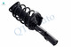 Set of 4 Front Lower Control Arm Ball Joint-Quick Complete Strut-Coil Spring Assembly For 2013 Ford Focus To 02/04/2013
