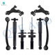 Set of 8 Front Lower Control Arm Ball Joint-Rear Upper Forward Control Arm-Suspension Strut Assembly-Shock Absorber For 2008-2012 Buick Enclave