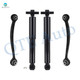 Set of 4 Rear Upper Forward Control Arm-Shock Absorber For 2007-2016 GMC Acadia