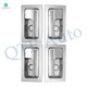 Set of 4 Front-Rear Outer Door Handle For 2009-2014 Ford F-150 with chrome