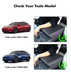 Central Control Black Armrest Box Cover Protector Pad For 2020-2025 Tesla Y, 2017-2023 Tesla 3 Except Highland
