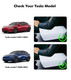 Center Console Armrest Cover White - TPE For 2017-2023 Tesla 3 Except Highland, 2020-2025 Tesla Y
