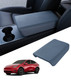 Center Console Armrest Cover Gray - TPE For 2017-2023 Tesla 3 Except Highland, 2020-2025 Tesla Y