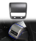 Rear Air Vent Frame For 2017-2023 Tesla 3 Except Highland, 2020-2025 Tesla Y Matte Carbon Fiber