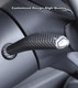 Gear Shift Cover Accessories For 2017-2023 Tesla 3 Except Highland, 2020-2025 Tesla Y Matte Black Carbon