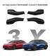 Gear Shift Cover Accessories For 2017-2023 Tesla 3 Except Highland, 2020-2025 Tesla Y Matte Black Carbon