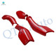 Gear Shift Cover Accessories For 2017-2023 Tesla 3 Except Highland, 2020-2025 Tesla Y Red Bright Carbon