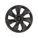 Set of 4 Matte Black Wheel Covers Hubcaps To 2021-2024 Tesla Y 19 inch Wheel