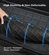 Set of 6 Floor Mats-Front-Rear Trunk Liner-Rear Well Liner TPE Material To 2021-2024 Tesla Y 5 Seat,Must-Have Model Y Accessories To Tesla, All Weather Car Liners Interior Accessories
