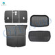 Set of 4 All Weather Cargo Liners Rubber Waterproof Rear Cargo Tray Trunk Floor Mat To 2021-2024 Tesla Y 5 Seat, Must-Have Model Y Accessories To Tesla