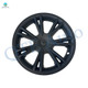 Set of 4 Wheel Covers Sport Hubcaps Matte Black To 2020-2025 Tesla Y 19 inch