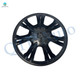 Set of 4 Wheel Covers Sport Hubcaps Matte Black To 2020-2025 Tesla Y 19 inch