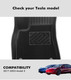 Set 3 All Weather Double-layer Floor Mats To 2017-2023 Tesla 3 Except Highland